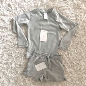 Jamie Kay Rash Vest and Swim Trunk, 2Y, NWT
